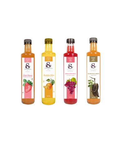 S heylaana Natural Strawberry Pomegranate Lemon & Pineapple Rosehip and Orange Vinegar 500 Ml