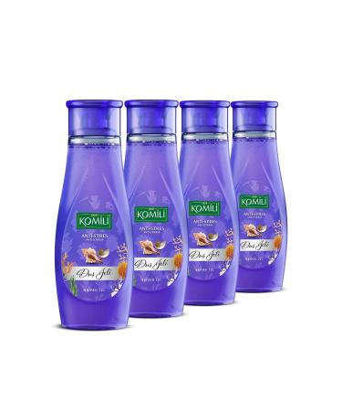 Komili Anti-Stress Vegan Shower Gel Set of 4 - Exotic Scent - 4 X 500 ML - Buy Online on GoSupps.com