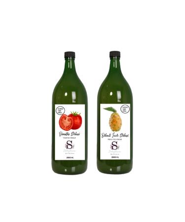 Suheylaana Natural Tomato Vinegar 1500 Ml - Natural Pine Cone Vinegar 1500 Ml