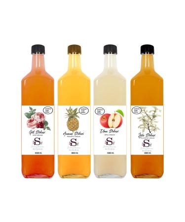 S heylaana Natural Rose Pineapple Apple and Avocado Vinegar 1000 Ml