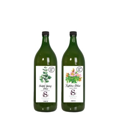 S heylaana Natural Eucalyptus Leaf Vinegar 2000 ml and Rosehip Vinegar 2000 ml