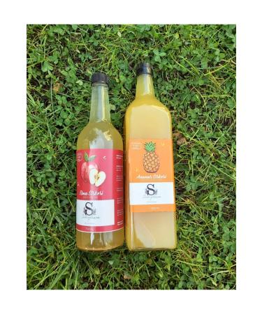 S heylaana Natural Orange Apricot Olive Leaf and Mint & Lemon Vinegar 1000 Ml