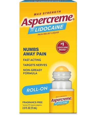 Aspercreme Lidocaine Roll On 73 Ml.