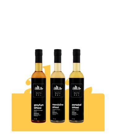 Alta Naturel Small Vinegar Package Orange-grapefruit-tangerine (3X250ML)