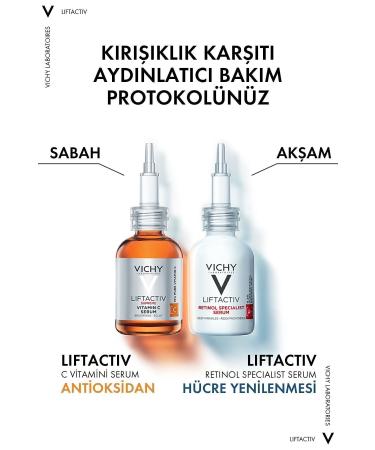 Vichy LIFTACTIV PURE VITAMIN C REVITALIZING REGENERATING SERUM-20 ML PASSI.1792 - Buy Online on GoSupps.com