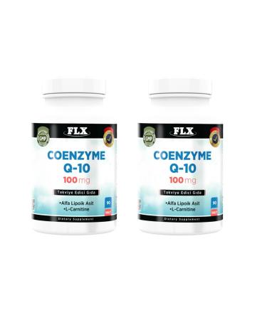 FLX Coenzyme Q10 Coenzyme Alpha Lipoic Acid L-carnitine 100 Mg 90 Tablets