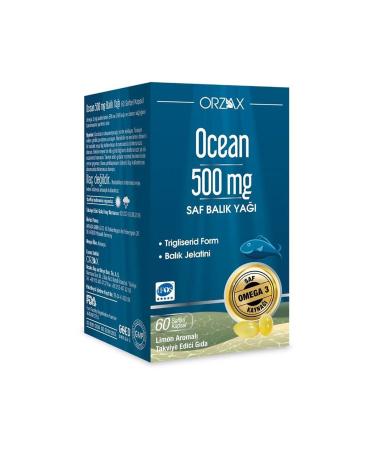 Ocean 500 mg Fish Oil 60 Capsules