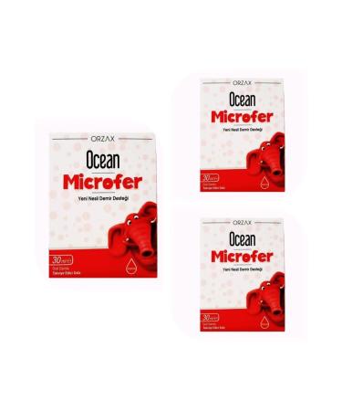 Ocean Microfer Drops 30 Ml 3 Boxes
