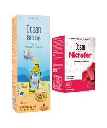 Ocean Microfer Oral Drops 30 ml + Ocean Multi Syrup 150 ml