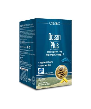 Ocean Ocean Plus Lemon Flavor 1200 mg Fish Oil 30 Softgel 5 Pieces