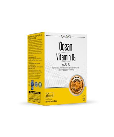 Ocean Orzax Ocean Vitamin D3 1000 IU Spray 20ml-MFREYON00990