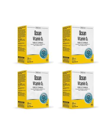 Ocean Vitamin D3 1000 Iu Drops 50 Ml 2 Boxes