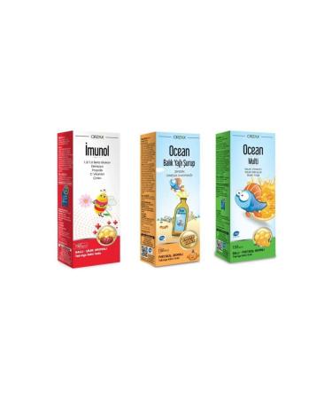 Ocean Orange Fish Oil + Multi Syrup + Imunol Syrup