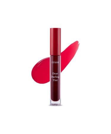 ETUDE Dear Darling Water Gel Tint / Plumping Moisturizing Long-Lasting Tint-PK002 Plum Red