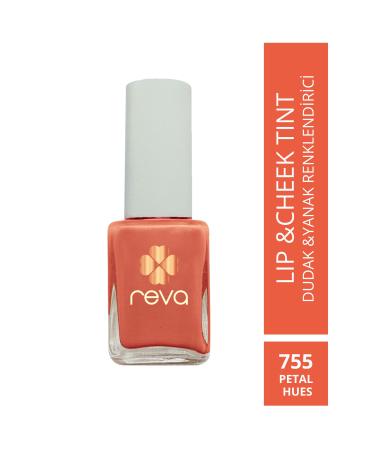 REVA Coral Lip & Cheek Tint Petal Hues No:755 10 ml