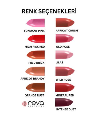 REVA Shimmer Lipstick High Risk Red - Shimmer Lipstick - No: 904 - Vegan & Clean Content - Buy Online on GoSupps.com