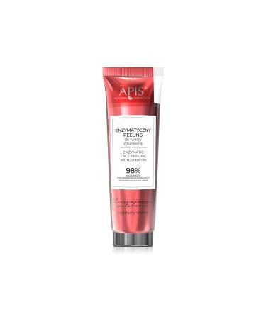 Apis Natural Cosmetics Cranberry Enzymatic Facial Peeling - 100ml - Buy Online on GoSupps.com
