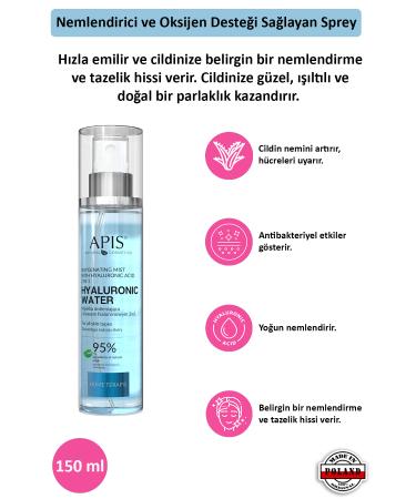 Apis Natural Cosmetics Body Lotion with Hyaluronic Acid - 150ml