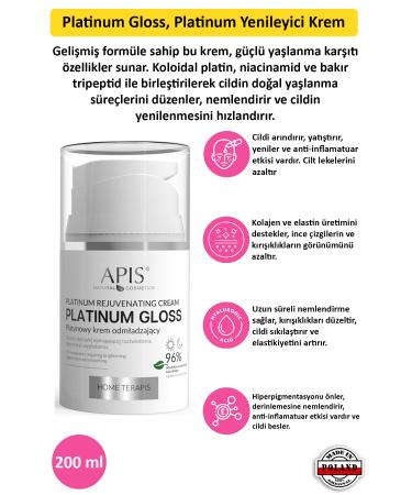 Apis Natural Cosmetics Home Therapist Platinum Radiant Renewing Cream 50 ml