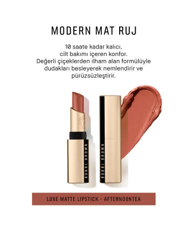 Bobbi Brown 10 Hour Lasting Creamy Luxe Matte Lipstick - Afternoon Tea 716170308807