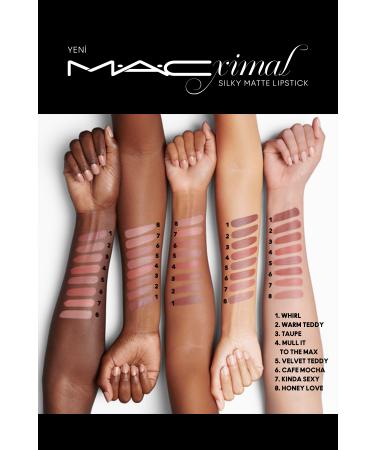 Mac M A CXIMAL Silky Matte Lipstick Moisturizing Intense Color Lipstick - Velvet Teddy - Buy Online on GoSupps.com