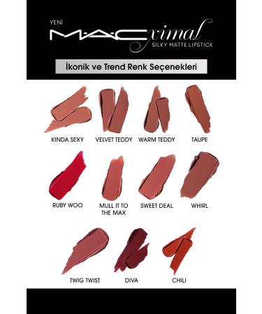 Mac M a cx mal Silky Matte Lipstick Moisturizing Intense Color Lipstick - Ring The Alarm - Buy Online on GoSupps.com