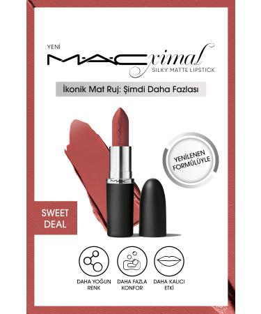 Mac M a cx mal Silky Matte Lipstick Moisturizing Intense Color Lipstick - Sweet Deal
