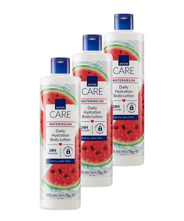 Avon Care Watermelon Watermelon Scented Body Lotion 400 Ml. Triple Set