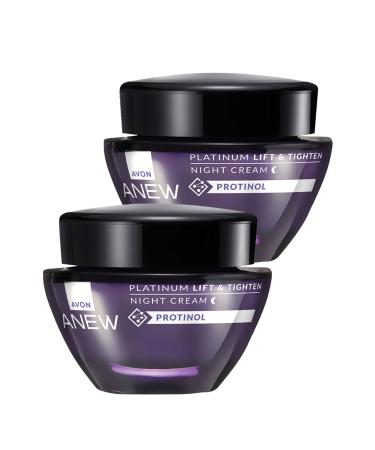 Avon Anew Platinum Lift & Tighten Night Cream 50 Ml. Duo Set