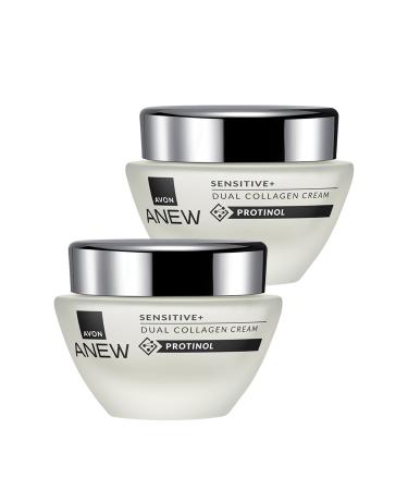 Avon Anew Sensitive+ Double Collagen Cream 50 Ml. Duo Set