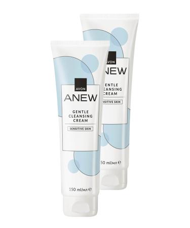 Avon Anew Gentle Cleansing Cream Unscented Skin Cleansing Cream 150 Ml. Duo Set