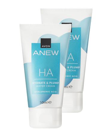 Avon Anew Hyaluronic Acid Plump Water Based Cream 50 Ml. Set of Two