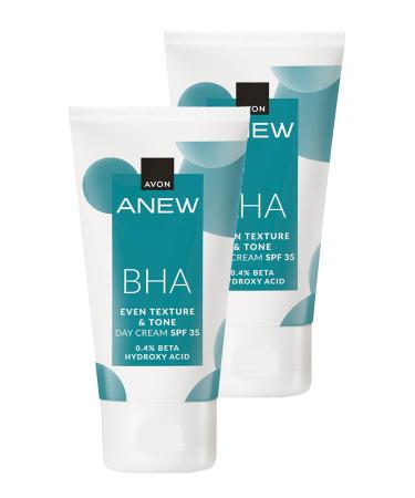 Avon Anew BHA Skin Tone Smoothing Day Cream Spf 35 50 Ml. Duo Set
