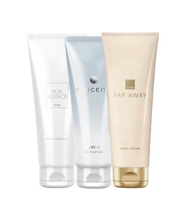 Avon Far Away Pur Blanca and Perceive Body Lotion Set