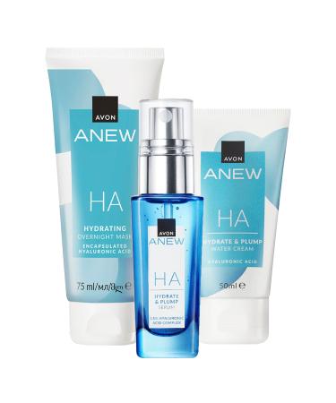 Avon Anew Hyaluronic Acid Cream Serum and Make-up Care Package