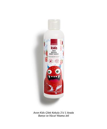 Avon Kids 2 in 1 Strawberry Scented Bath and Body Wash for Children 200 Ml. Set of Two - Buy Online on GoSupps.com