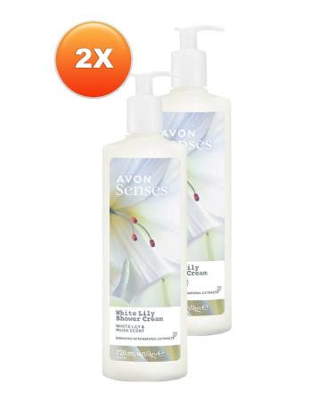 Avon Senses White Lily White Lily Scented Shower Gel 720 Ml. Set of Two - Buy Online on GoSupps.com
