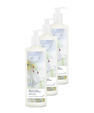 Avon Senses White Lily White Lily Scented Shower Gel 720 Ml. Triple Set