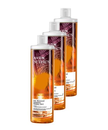 Avon Senses Sun Kissed Sunsets Shower Gel 500 Ml. Triple Set