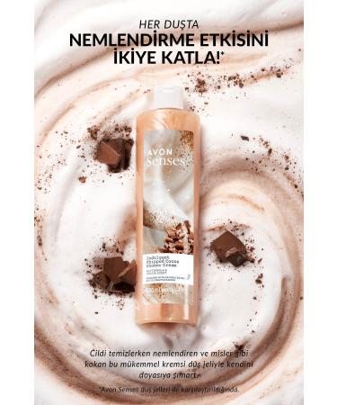 Avon Senses Indulgent Shower Cream with ButterMilk and Cocoa Extract 500 Ml. - Buy Online on GoSupps.com