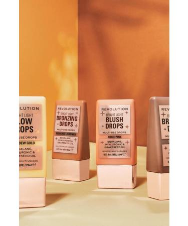 Revolution BRIGHT LIGHT DROPS LIQUID BRONZER DEEP - Buy Online on GoSupps.com