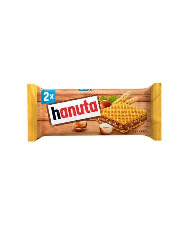Ferrero Hanuta 2-Piece Hazelnut Cream Wafer 44 gr