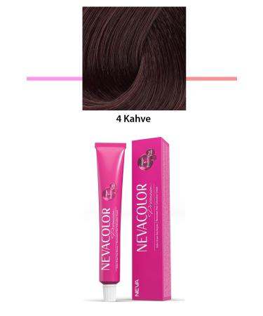 Zerda Premium 4 Coffee - Permanent Cream Hair Dye 50 g Tube - ZRD4649-4396