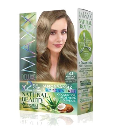 Oneol Publishing House Natural Beauty Ammonia-Free Hair Dye 8.1 Ash Light Blonde - 1OL9355-8863
