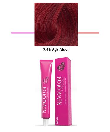 BORES Premium 7.66 Love Flame - Permanent Cream Hair Dye 50 g Tube - BRS9241-1631