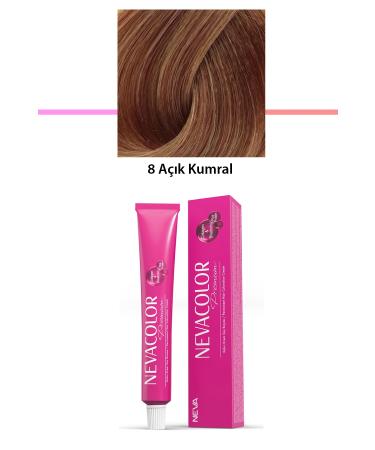 calleren Premium 8 Light Blonde - Permanent Cream Hair Dye 50 g Tube - CLN1848-6268