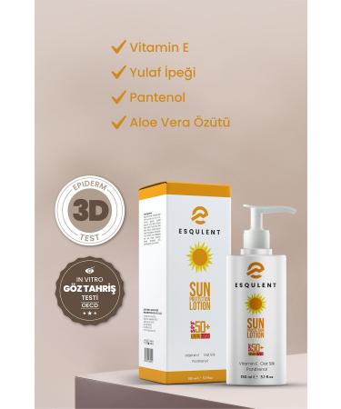 Esqulent High Protection Sun Lotion Spf 50 Protects Your Skin Against Uva / Uvb Sun Rays - Buy Online on GoSupps.com