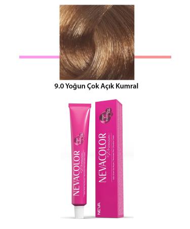 Narnuga Premium 9.0 Intense Very Light Blonde - Permanent Cream Hair Dye 50 g Tube - MTC4929-5123