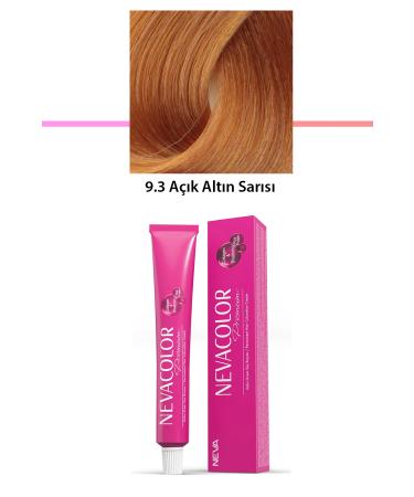 HELSOL Premium 9.3 Light Golden Blonde - Permanent Cream Hair Dye 50 g Tube - HLS4119-7829