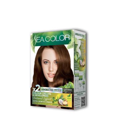 Buy With Name 2 Tube Cream Hair Dye Set Dark Caramel No:7.7 - ISL1043-3090